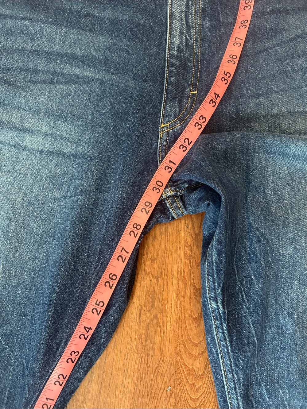 Lee Slim Straight Rider Jeans in Night Wash Dark Blue 34 - Picture 6 of 9